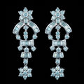 1.1Ct of Long Earring with the Purity of18K