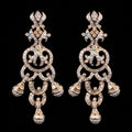 3.41Ct of Long Earring with the Purity of18K