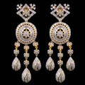 6.53Ct of Long Earring with the Purity of18K