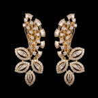 2.38Ct of Long Earring with the Purity of 14K