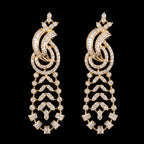 2.74Ct of Long Earring with the Purity of 14K