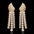 5.31Ct of Long Earring With the Purity of 14K