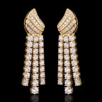 5.31Ct of Long Earring With the Purity of 14K