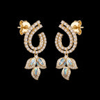 2.51Ct of Long Earring With the Purity of 14K