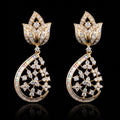 2.1Ct of Long Earring With the Purity of 14K