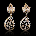 2.1Ct of Long Earring With the Purity of 14K