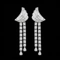 2.32Ct of Long Earring With the Purity of 14K