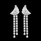 2.32Ct of Long Earring With the Purity of 14K