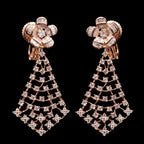 3.14Ct of Long Earring With the Purity of 14K