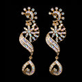 2.14Ct of Long Earring with the Purity of 14K