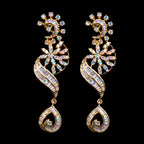 2.14Ct of Long Earring with the Purity of 14K
