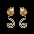 2.32Ct of Long Earring with the Purity of 14K