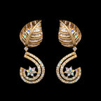 2.32Ct of Long Earring with the Purity of 14K
