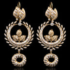 6.01Ct of Long Earring With the Purity of 14K