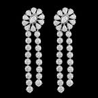 6.13Ct of Long Earring With the Purity of 14K