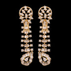 2.45Ct of Long Earring with the Purity of 14K