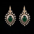 4.98Ct of Long Earring With the Purity of 14K
