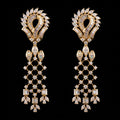 4.76Ct of Long Earring with the Purity of 14K