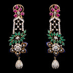 4.6Ct of Long Earring with the Purity of 14K