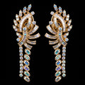 3.5Ct of Long Earring With the Purity of 14K