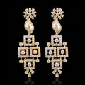 3.26Ct of Long Earring With the Purity of 14K