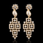 3.26Ct of Long Earring With the Purity of 14K