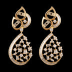 2.61Ct of Long Earring With the Purity of 14K
