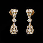 2.48Ct of Long Earring with the Purity of 14K