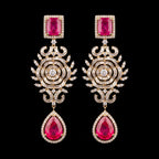 8.59Ct of Long Earring with the Purity of 14K