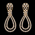 3.23Ct of Long Earring With the Purity of 14K