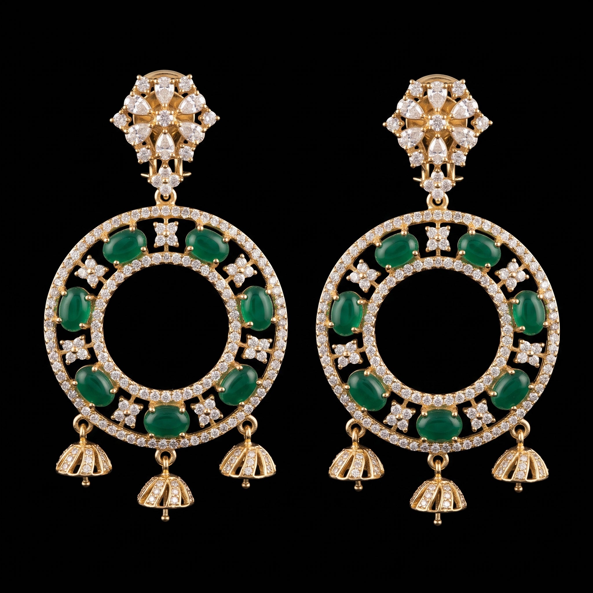 13.4Ct of Long Earring With the Purity of 14K