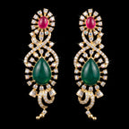 9.24Ct of Long Earring With the Purity of 14K