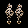 2.56Ct of Long Earring with the Purity of 14K