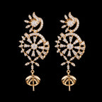 2.56Ct of Long Earring with the Purity of 14K