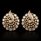 3.1Ct of Long Earring with the Purity of 14K