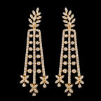 2.56Ct of Long Earring with the Purity of 14K