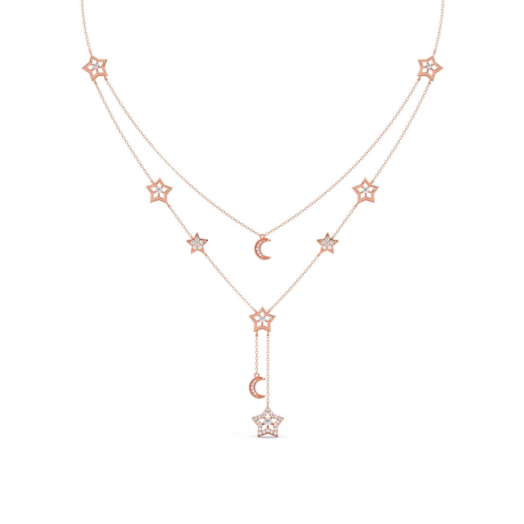 33ct Round Necklace Purity of 14KT