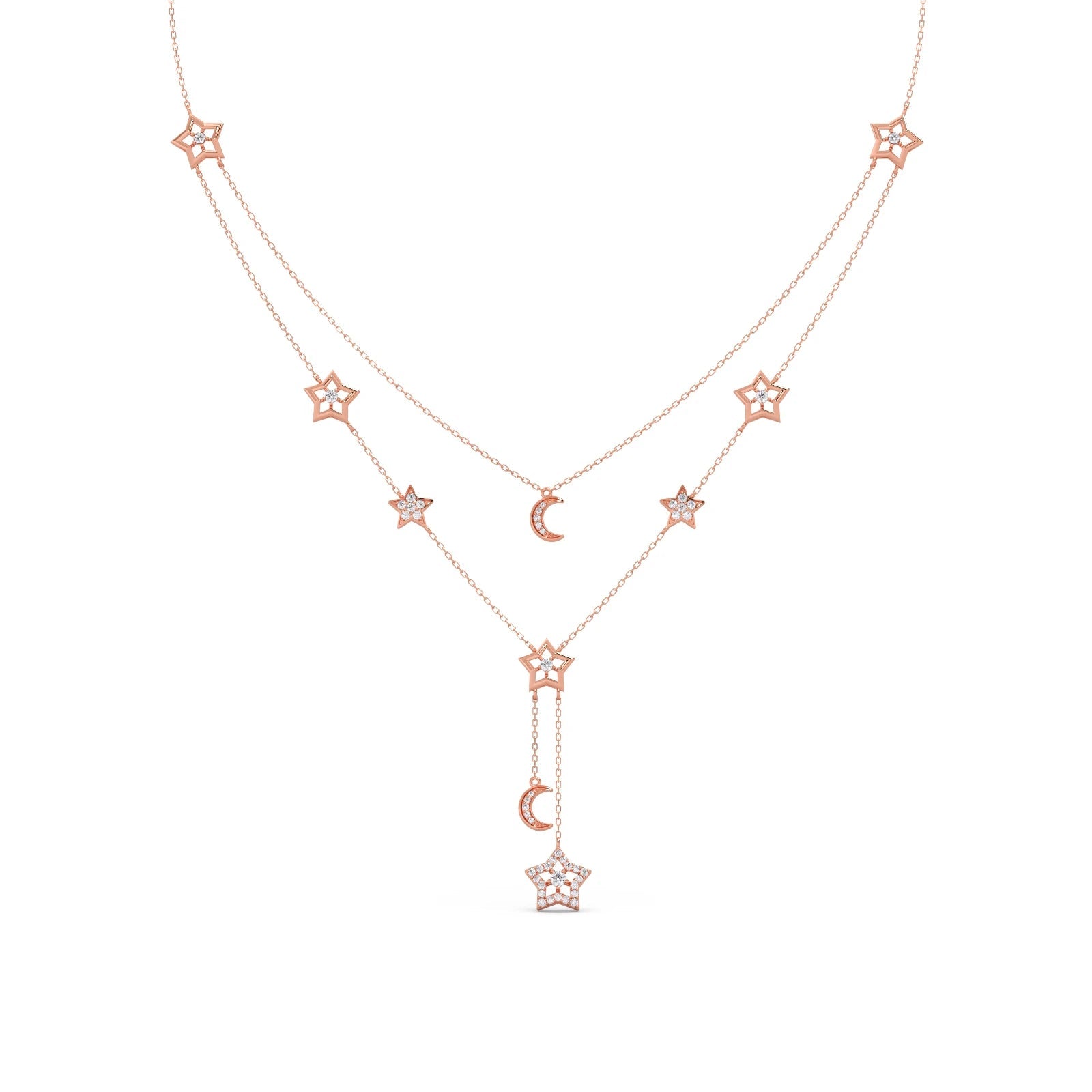 33ct Round Necklace Purity of 14KT