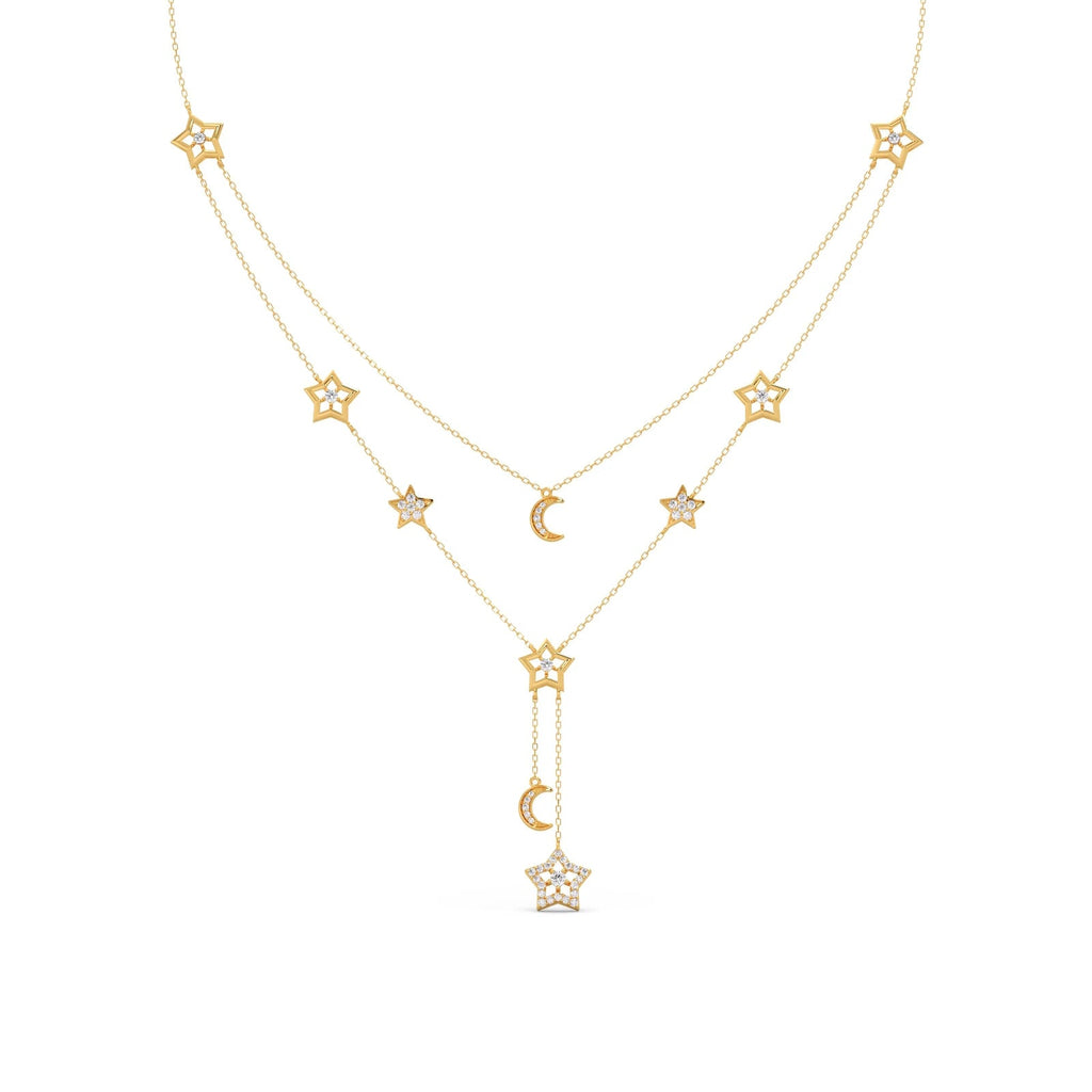 33ct Round Necklace Purity of 14KT
