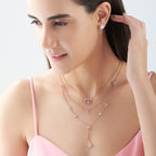 33ct Round Necklace Purity of 14KT