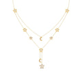 33ct Round Necklace Purity of 14KT