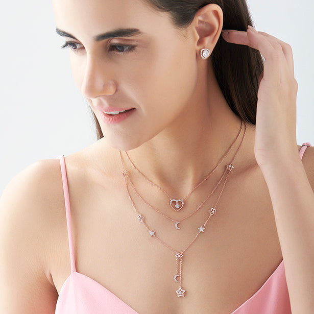 33ct Round Necklace Purity of 18KT