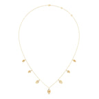 6.8ct Round Necklace Purity of 14KT