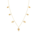 6.8ct Round Necklace Purity of 14KT