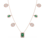 311.6ct Round Necklace Purity of 18KT