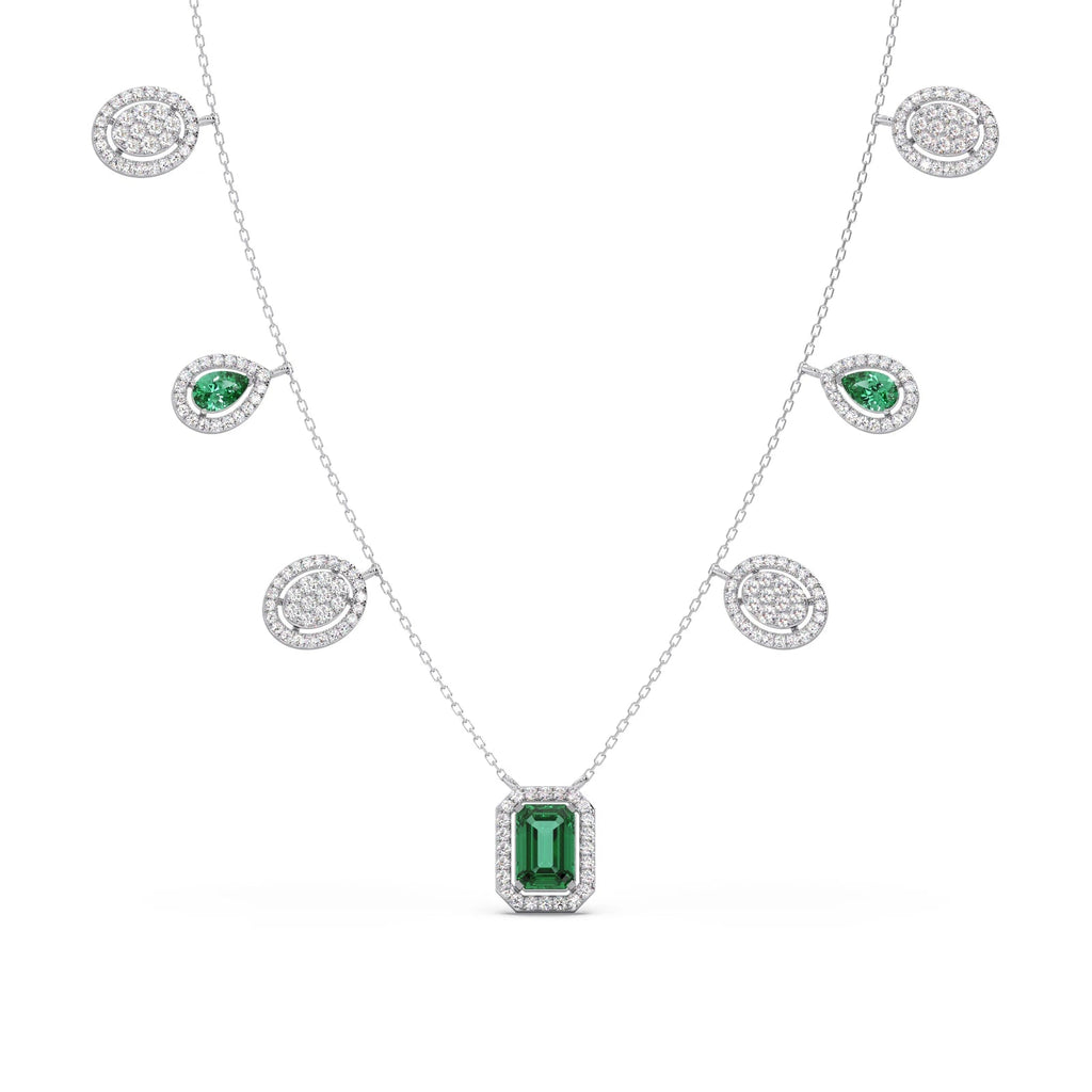 311.6ct Round Necklace Purity of 18KT