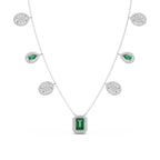 311.6ct Round Necklace Purity of 18KT