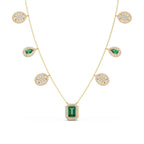 311.6ct Round Necklace Purity of 18KT