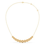 5.17ct Round Necklace Purity of 14KT