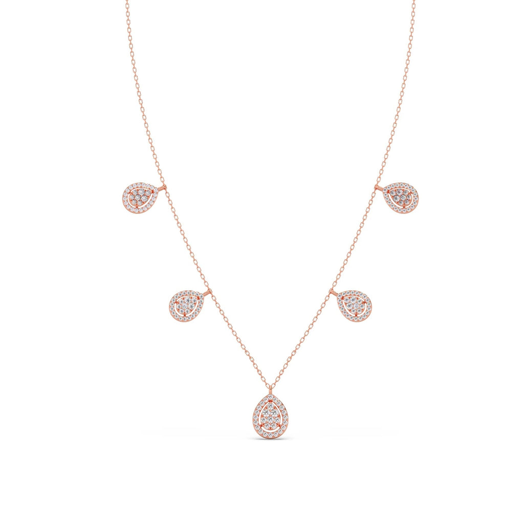 149.8ct Round Necklace Purity of 14KT